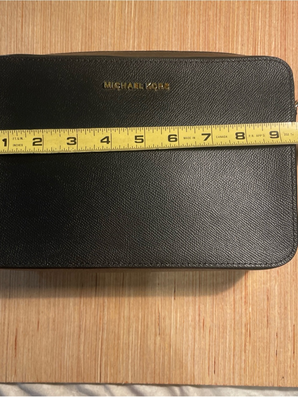 Michael Kors Black Crossbody with Gold Chain Strap - Picture 10 of 13